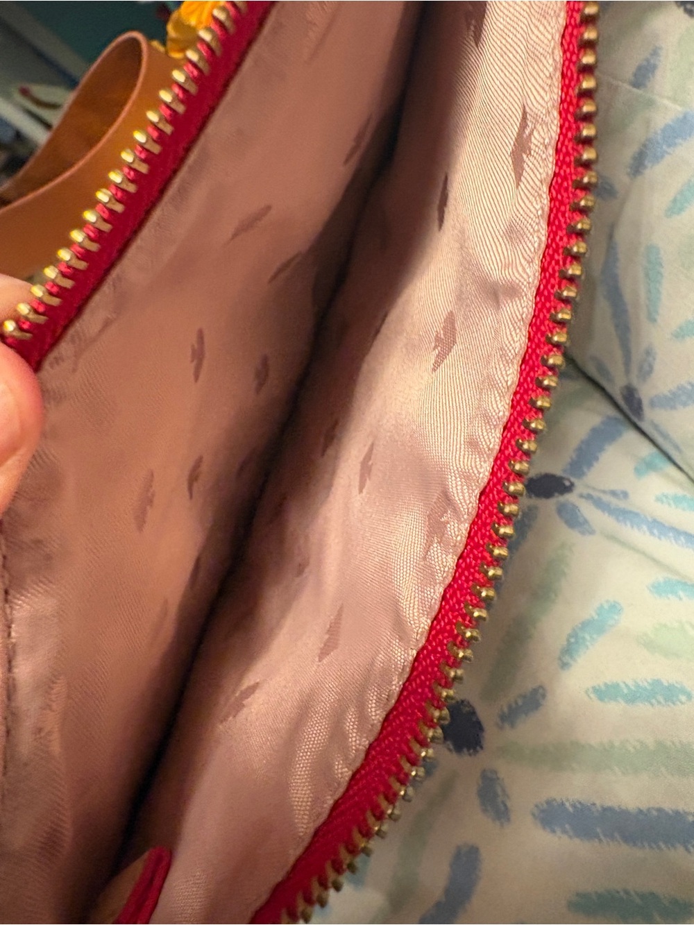 kate spade Pink Pig Zip Pouch Wristlet - Picture 7 of 8